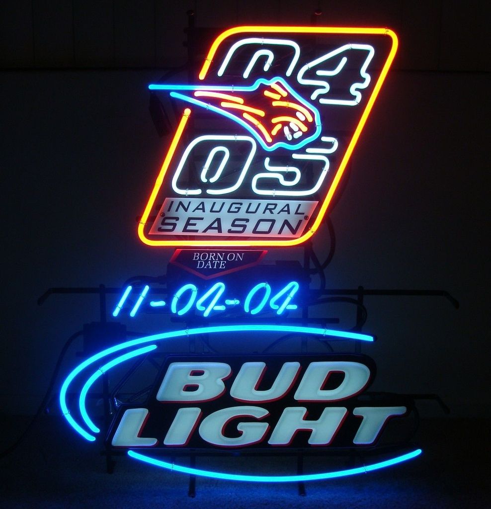 Custom Bud Light Charlotte Bobcats Neon Sign NBA Sports Neon Light Tube Neon Light