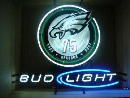 Custom Bud Light Philadelphia Eagles NFL Sports Neon Sign Tube Neon Light