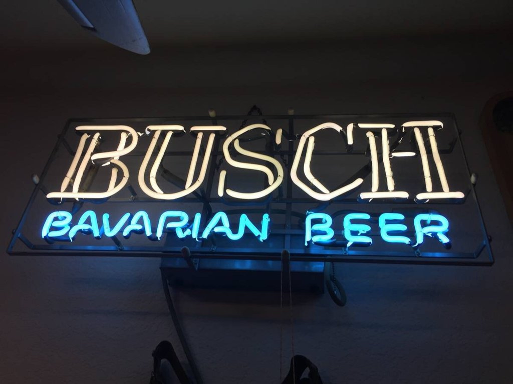 Custom Busch Bavarian Beer Neon Sign Tube Neon Light