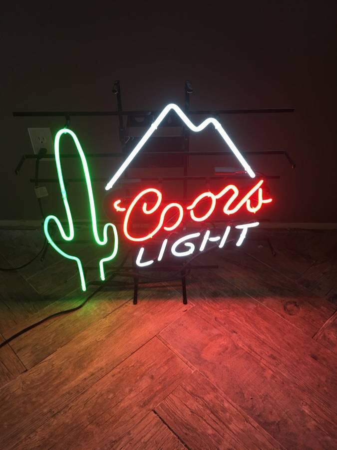 Custom Coors Light Neon Sign Tube Neon Light