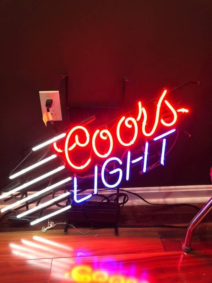 Custom Coors Light Neon Sign Tube Neon Light