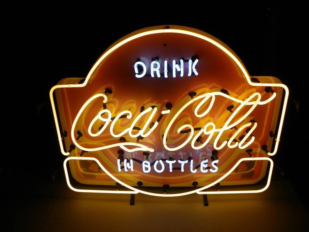 Custom Drink Coca Cola In Bottles Neon Sign Tube Neon Light