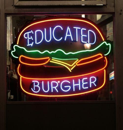 Custom Educated Bergher Neon Sign Tube Neon Light