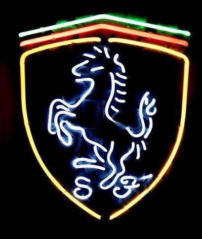 Custom Ferrari Auto Neon Sign Tube Neon Light