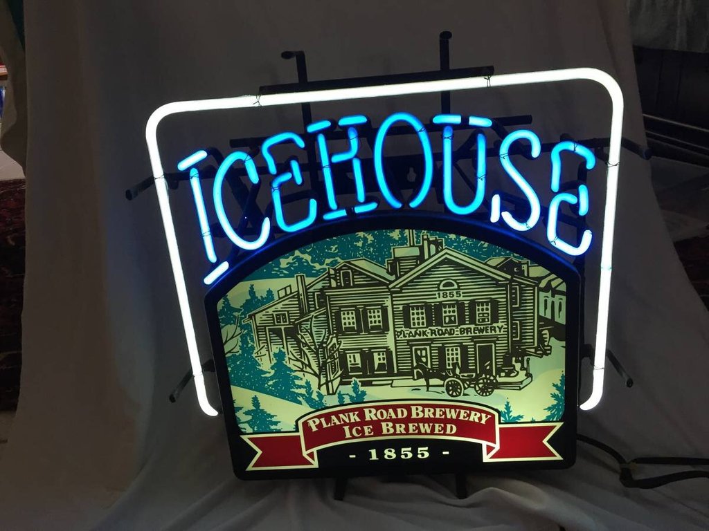 Custom Icehouse Plank Road Brewery Ice Brewed Neon Sign Tube Neon Light