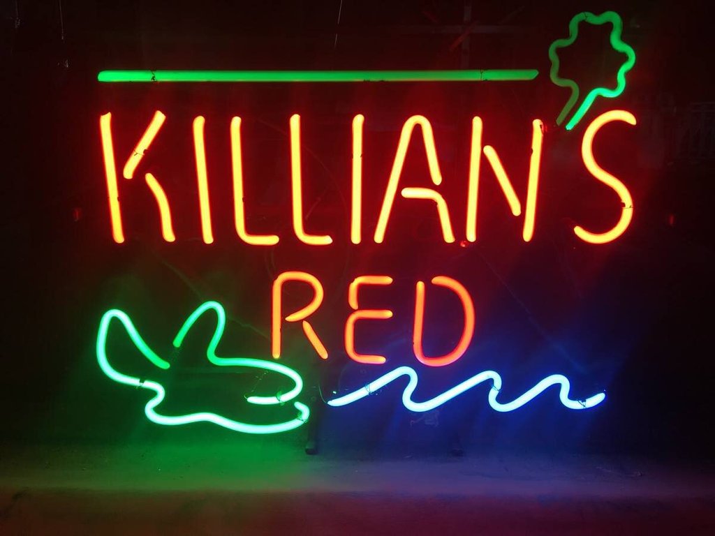 Custom Killians Irish Red Neon Sign Tube Neon Light