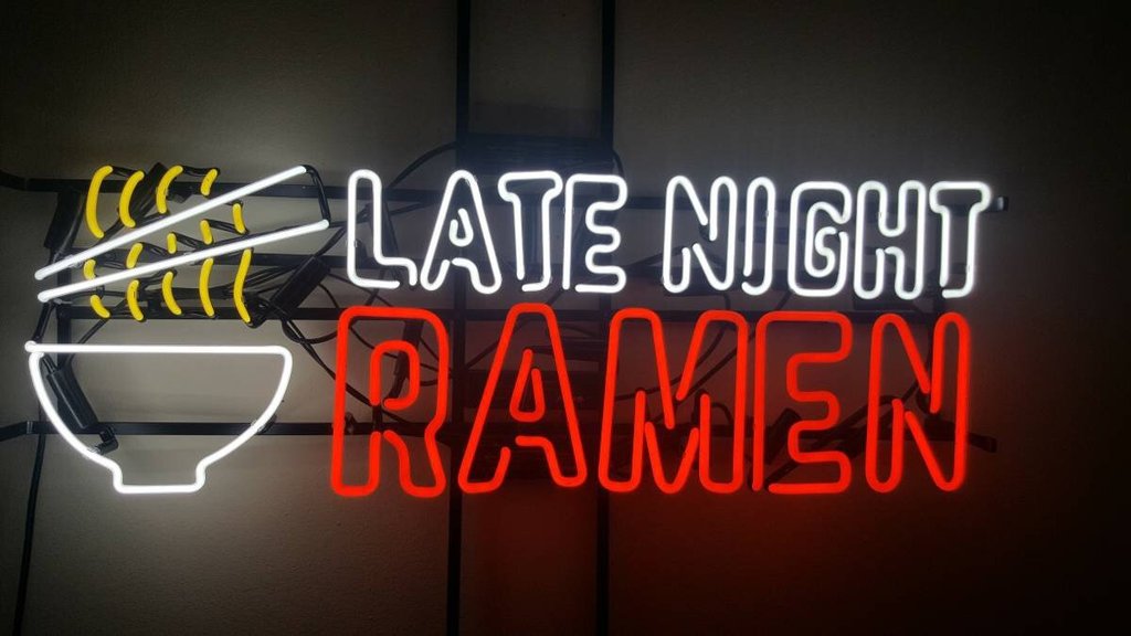 Custom Late Night Ramen Neon Sign Tube Neon Light