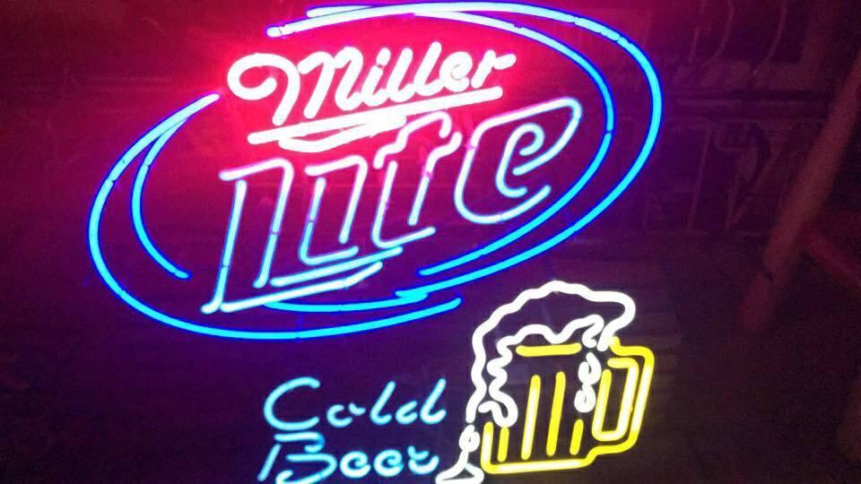 Custom Miller Lite Cold Beer Neon Sign Tube Neon Light
