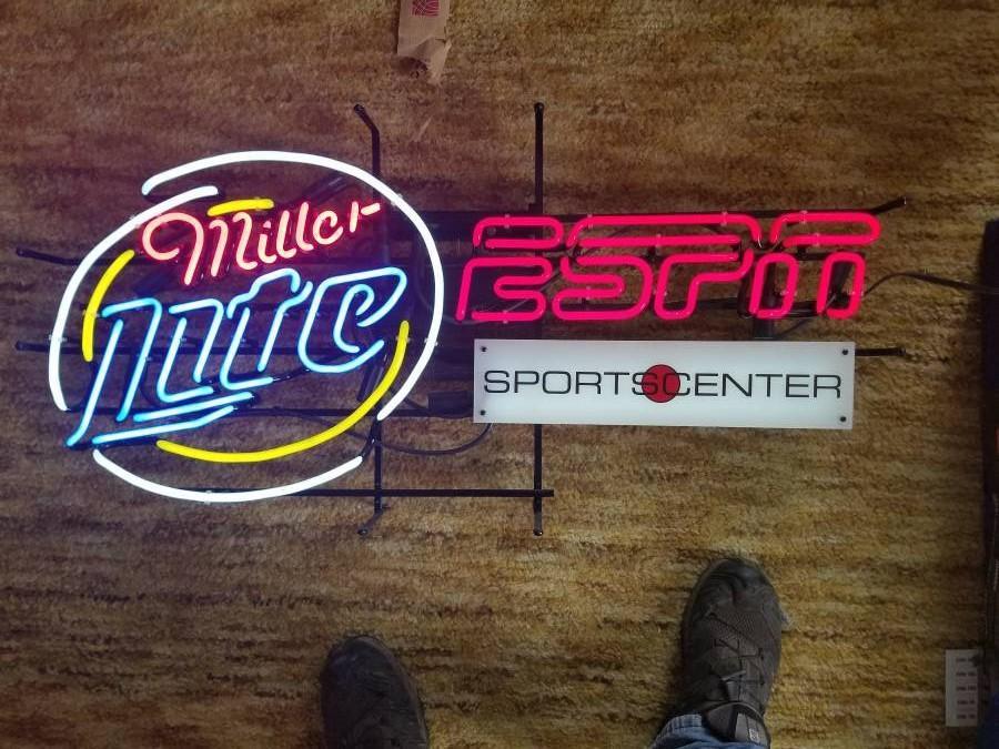 Custom Miller Lite ESPN Sports Center Neon Sign Tube Neon Light