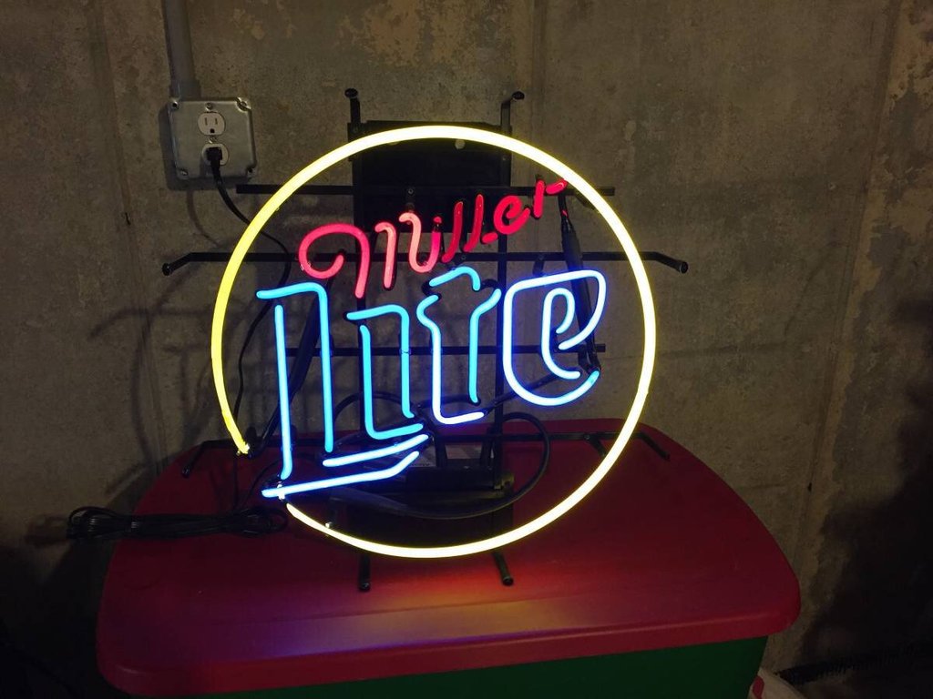 Custom Miller Lite Neon Sign Tube Neon Light