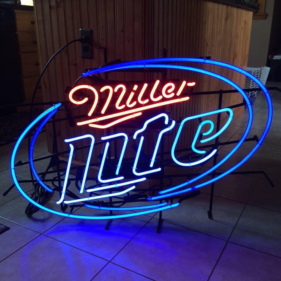 Custom Miller Lite Neon Sign Tube Neon Light