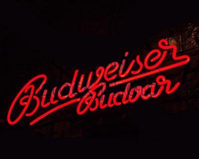 Custom Budweiser Budvar Beer Neon Sign Tube Neon Light