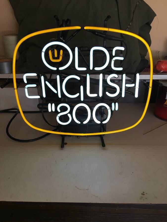 Custom Old English 800 Neon Sign Tube Neon Light