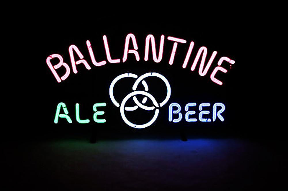 Custom Ballantine Ale Beer Neon Sign Real Neon Light