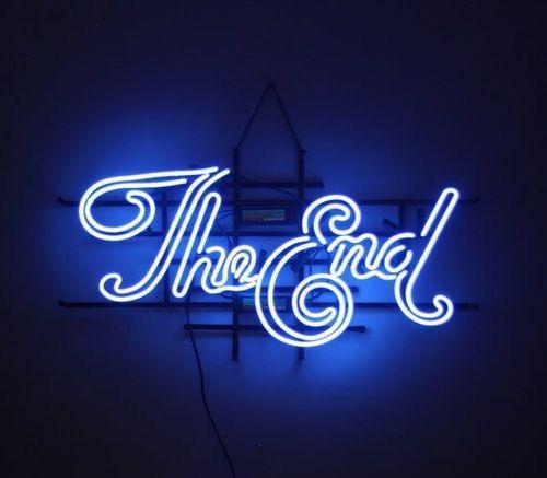 Custom The End neon sign Tube Neon Light