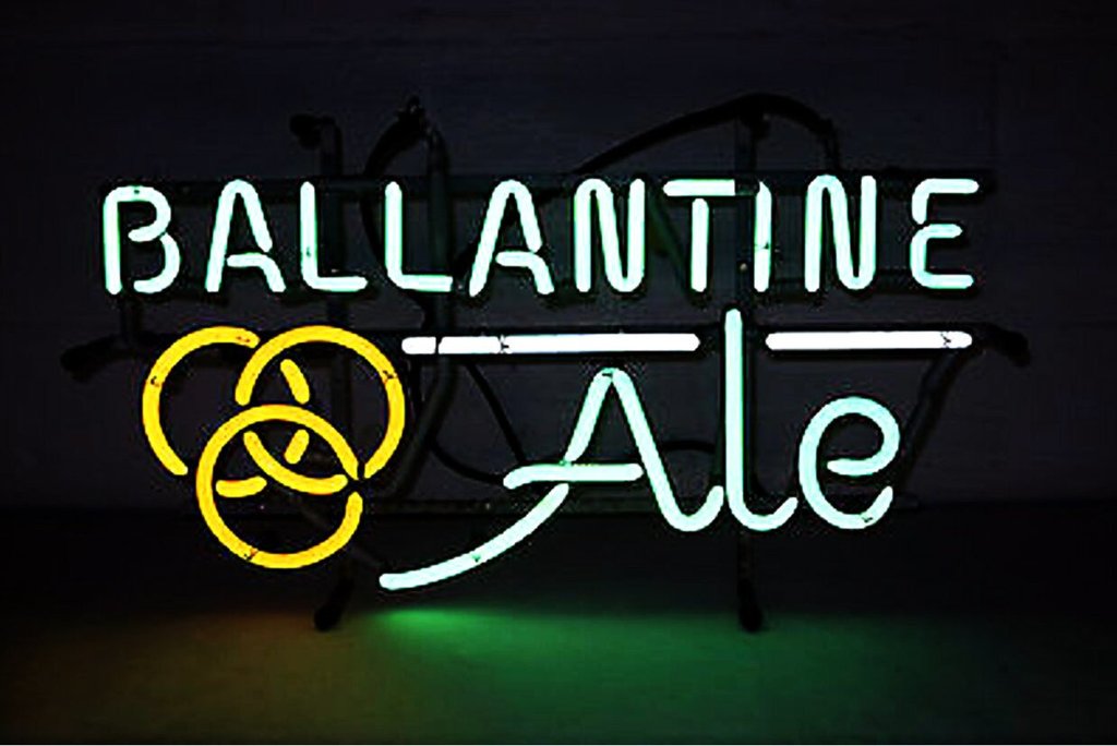 Custom Ballantine Ale Beer Neon Sign Real Neon Light