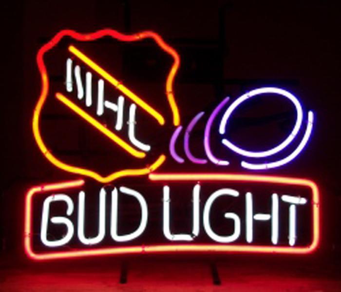 Custom Bud Light NHL Neon Sign Tube Neon Light