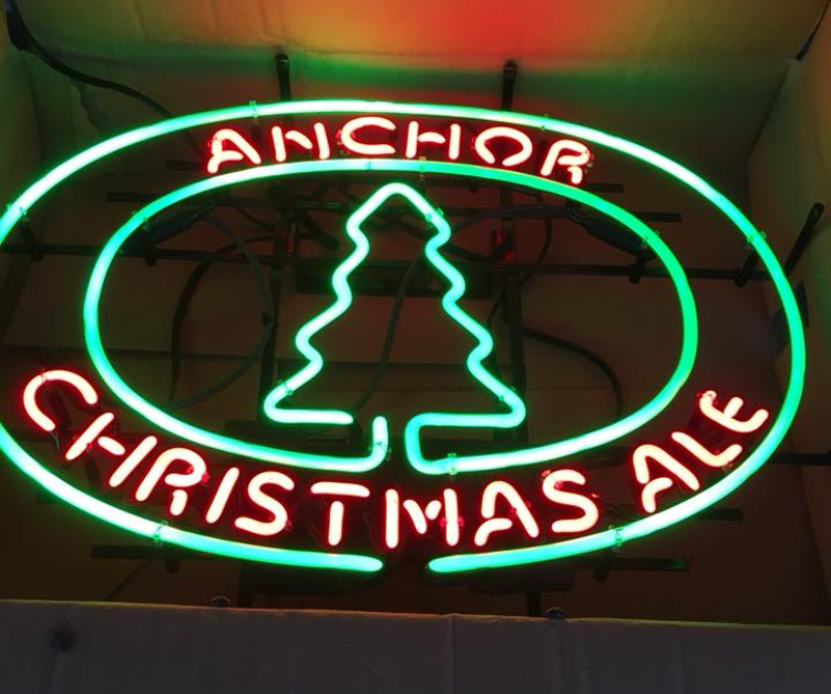 Custom Anchor Christmas Ale Neon Sign Tube Neon Light