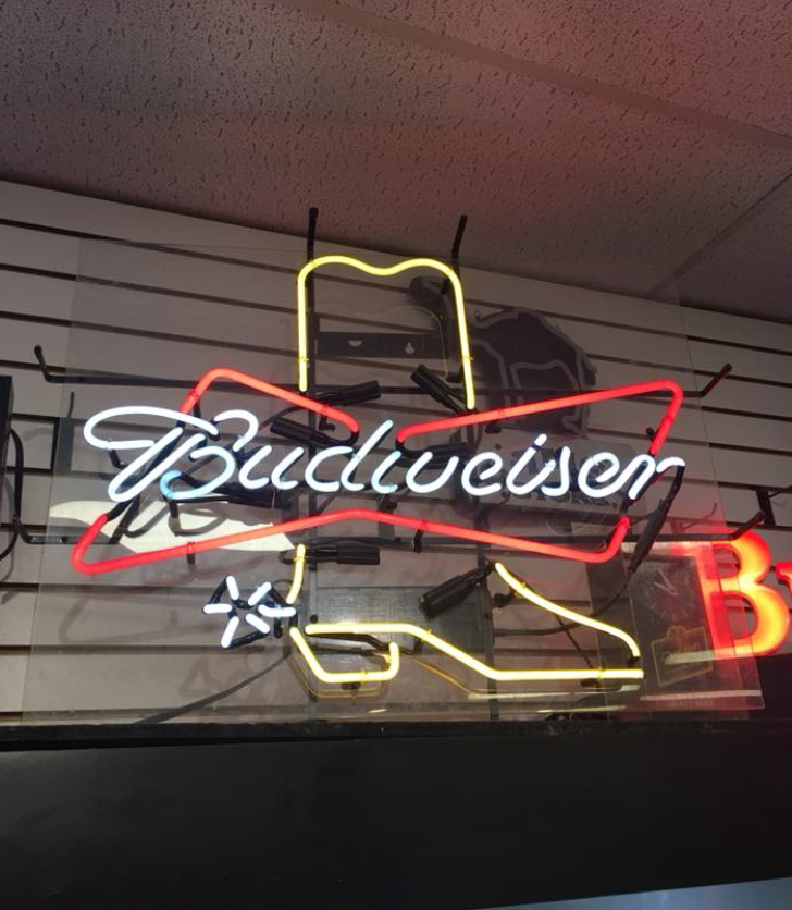 Custom Budweiser Boot Neon Sign Tube Neon Light