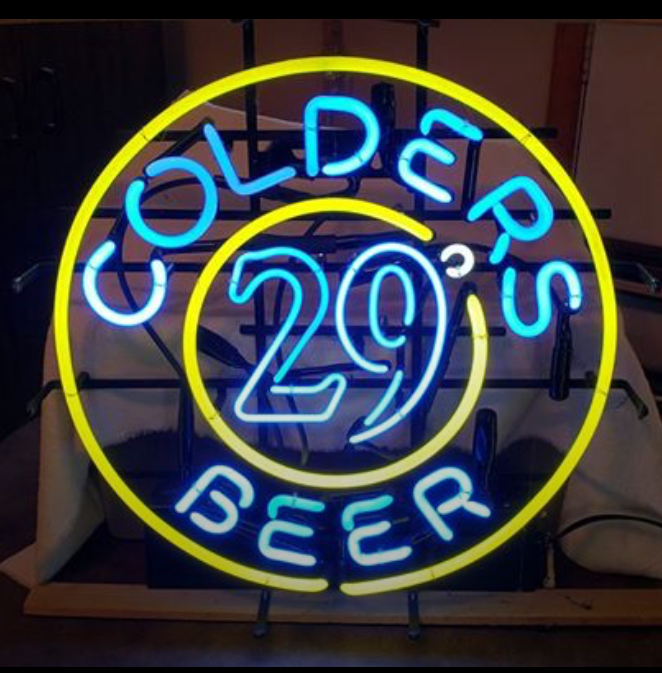 Custom Colders 29 Beer Neon Sign Tube Neon Light