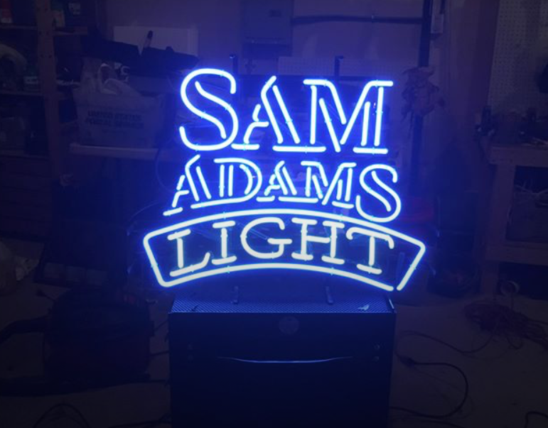 Custom Sam Adams Light Neon Sign Tube Neon Light