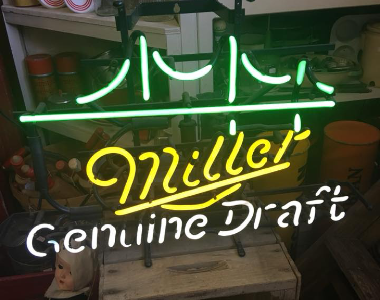 Custom Miller Cenuine Draft Golden Bridge Neon Sign Tube Neon Light
