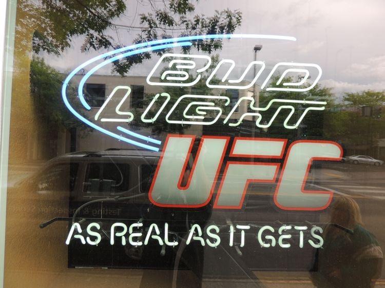 Custom Bud Light UFC As Real As It Gets Neon Sign Real Neon Light
