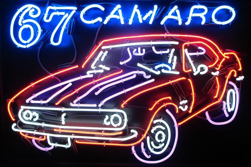 Custom 67 Camaro Neon Sign Tube Neon Light