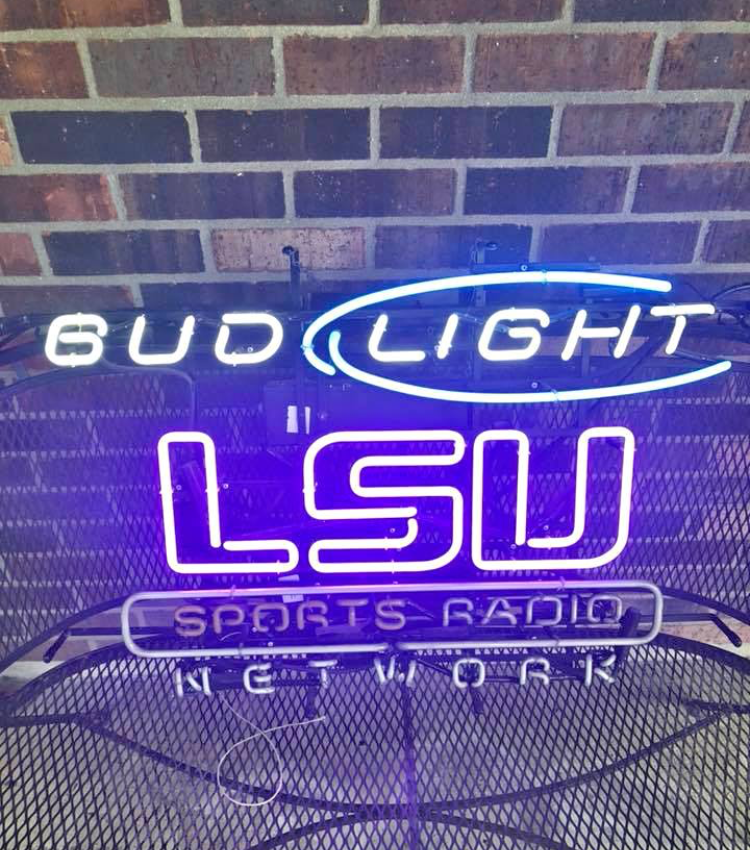 Custom Bud Light LSU New York Neon Sign  NCAA Sports Neon Light