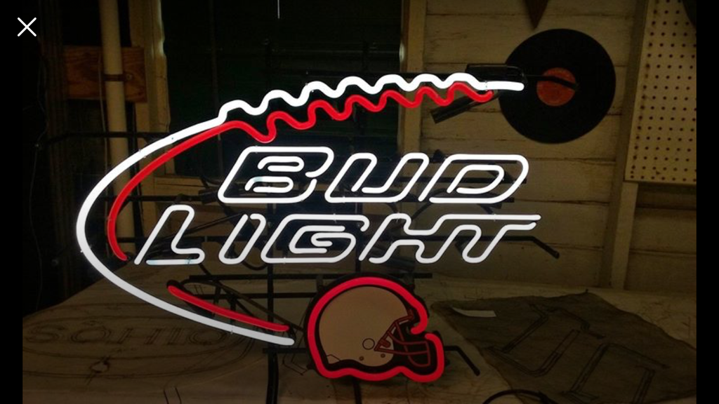 Custom Bud Light OSU football Neon Sign NCAA Sports Neon Light
