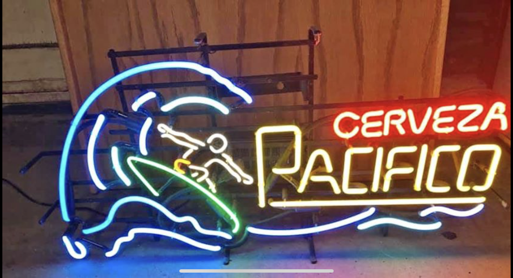 Custom Cerveza Pacifico Surfing Neon Sign Tube Neon Light