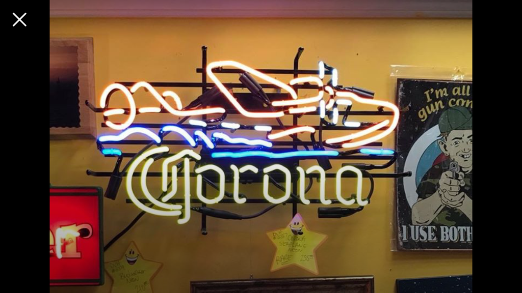 Custom Corona Air Plane Neon Sign Tube Neon Light