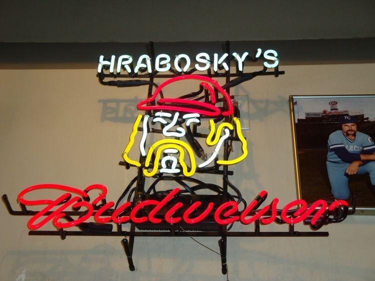 Custom Budweiser Hrabosky's Neon Sign Real Neon Light