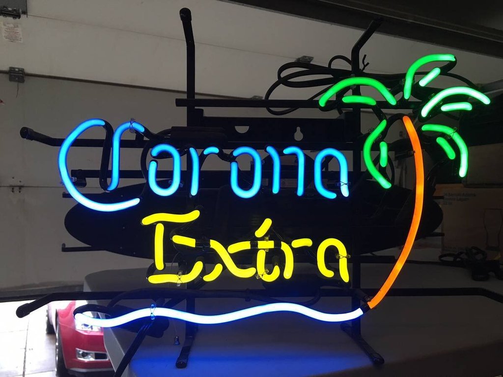 Custom Corona Extra Palm Tree Neon Sign Tube Neon Light