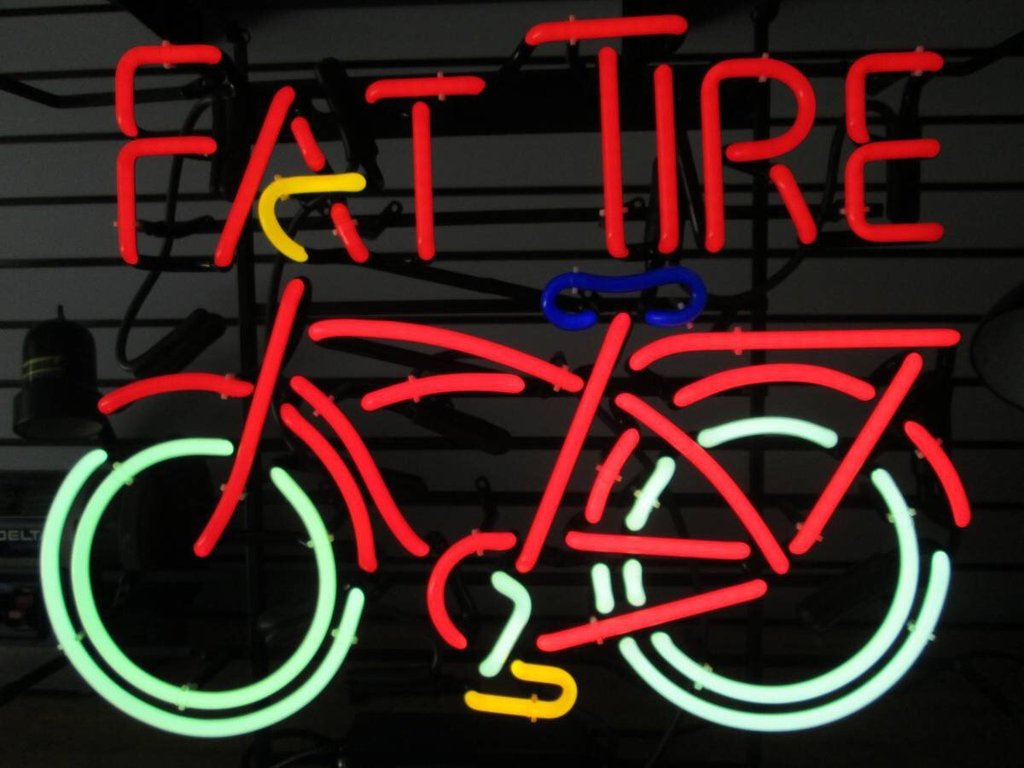 Custom Fat Tire Neon Sign Tube Neon Light