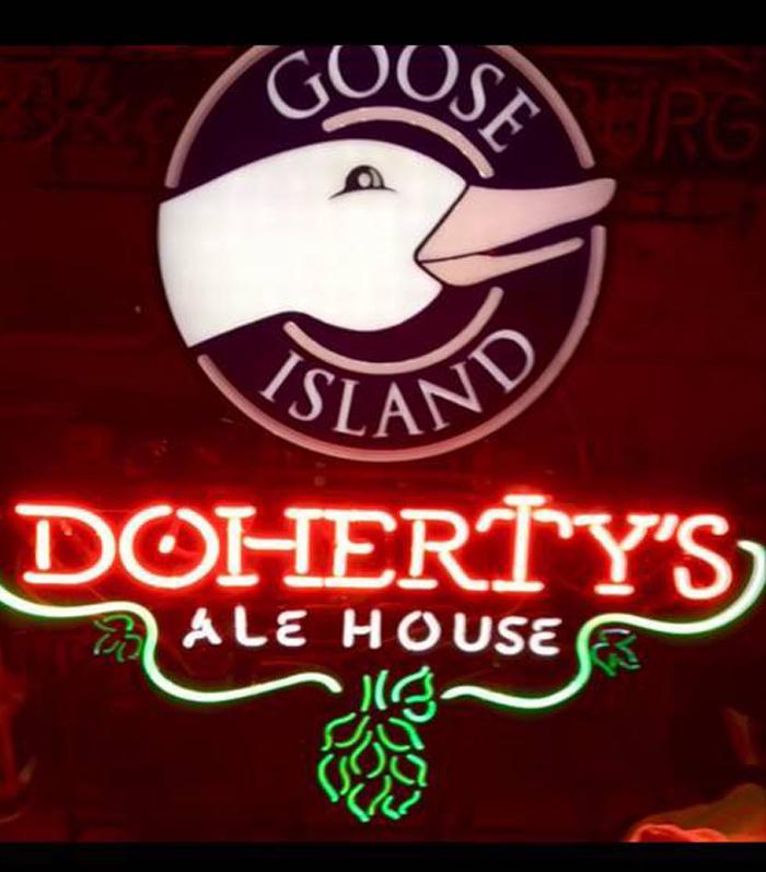 Custom Goose Island Doherty's Ale House Neon Sign Tube Neon Light
