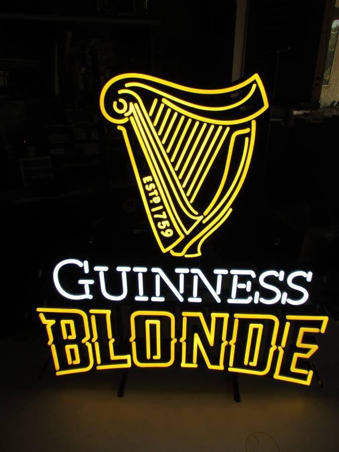 Custom Guinness Blonde Neon Sign Tube Neon Light