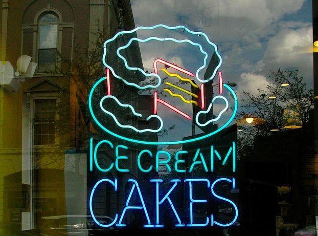 Custom Ice Cream Cake Neon Sign Tube Neon Light