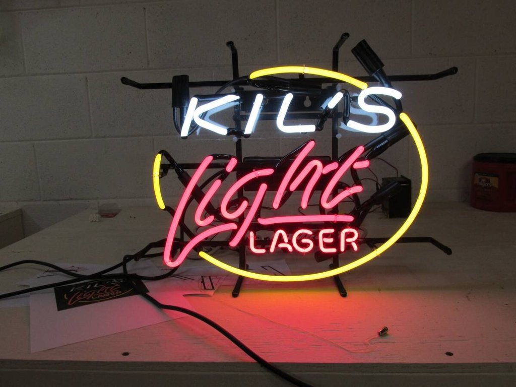Custom Kil's Light Lager Beer Neon Sign Tube Neon Light