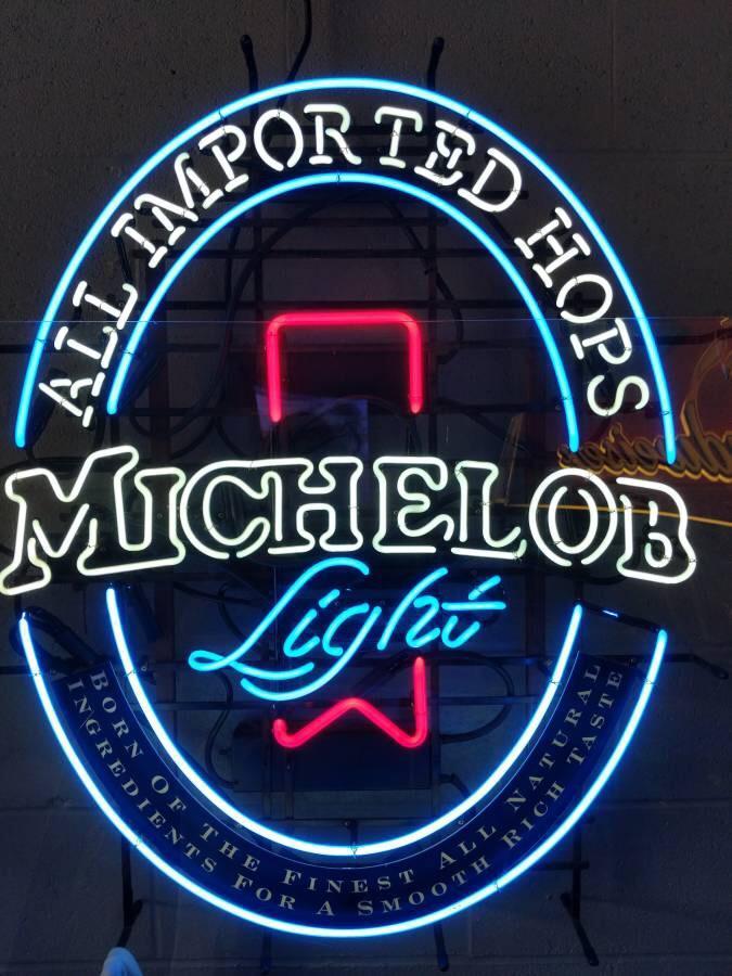 Custom Michelob Light All Imported Hops Neon Sign Tube Neon Light