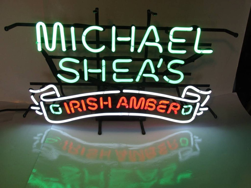 Custom Michael Shea's Irish Amber Neon Sign Tube Neon Light