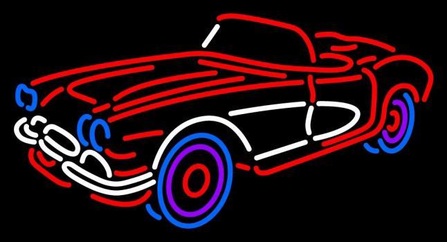 Custom N105 5960 Classic Car Neon Sign Tube Neon Light