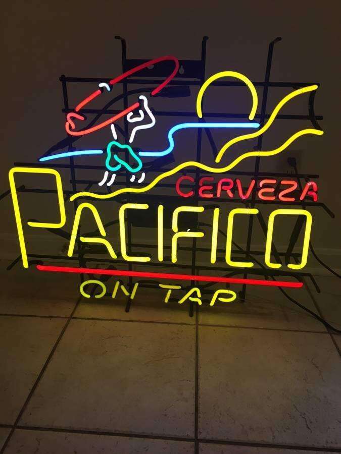 Custom Pacifico Clara Mexican Cerveza On Tap Neon Sign Tube Neon Light