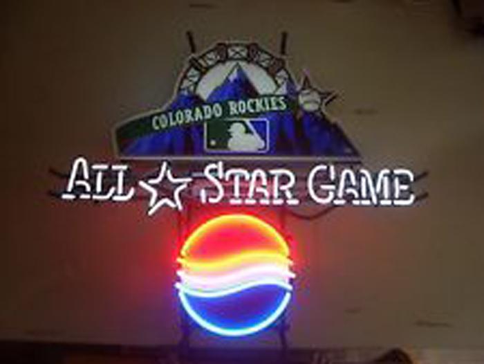 Custom Pepesi Cola Colorado Rockies All Star Game Neon Sign Tube Neon Light