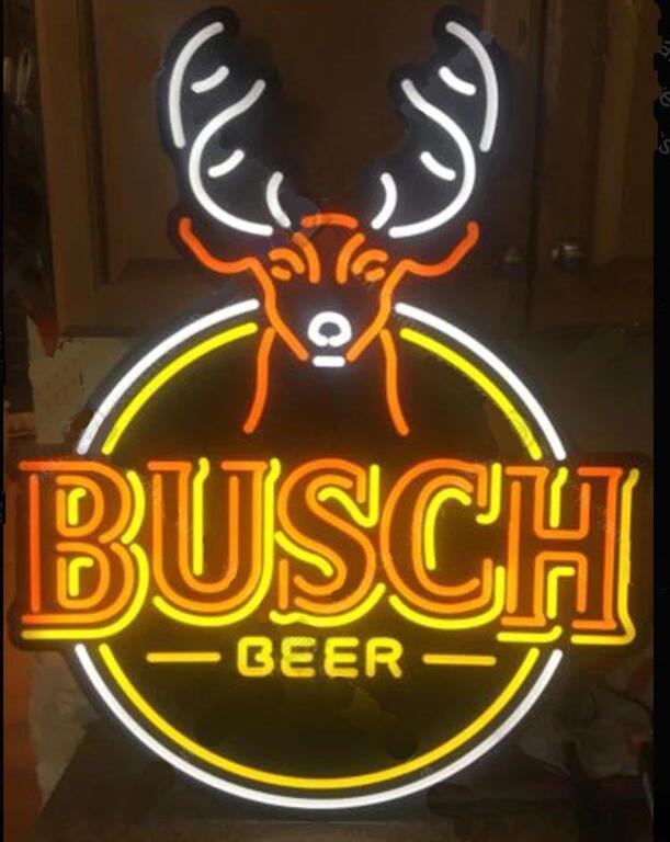 Custom Busch Beer Light Deer Neon Sign Tube Neon Light