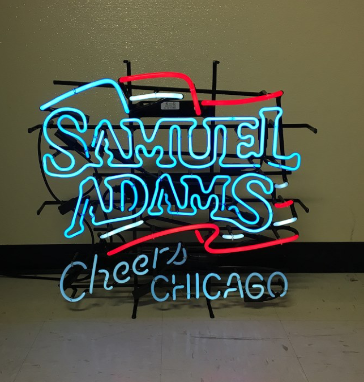 Custom Samuel Adams Cheers Chicago Neon Sign Tube Neon Light