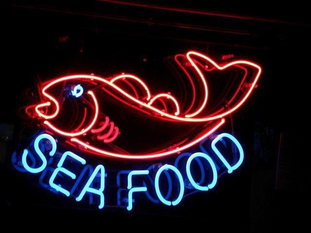 Custom Sea Food Neon Sign Tube Neon Light