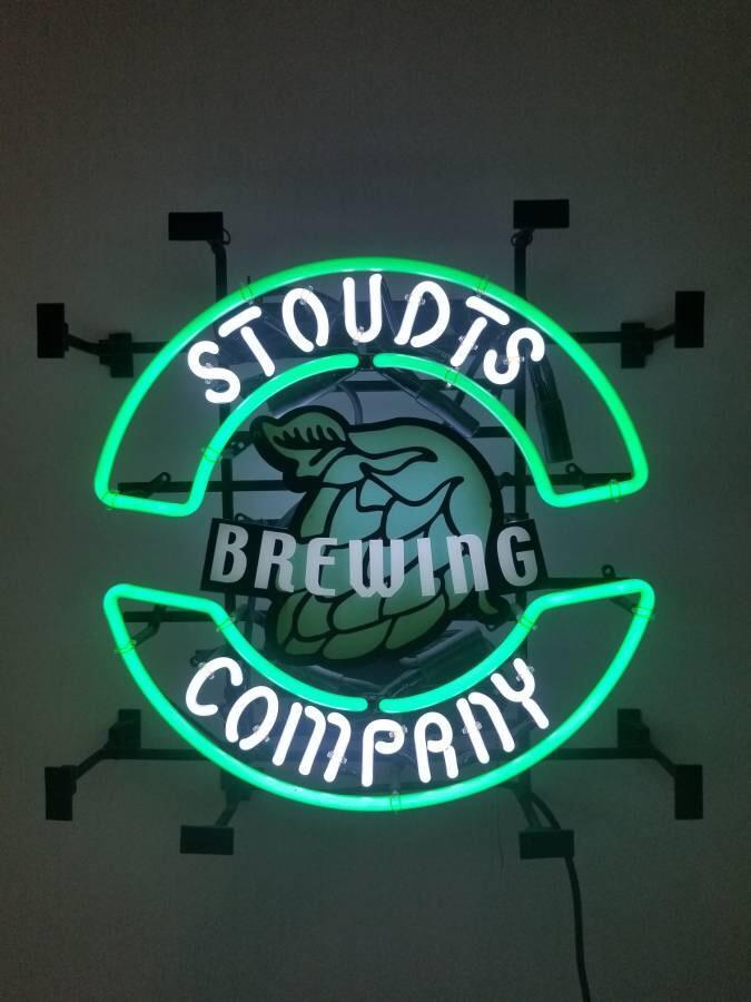 Custom SToudts Brewing Company Neon Sign Tube Neon Light