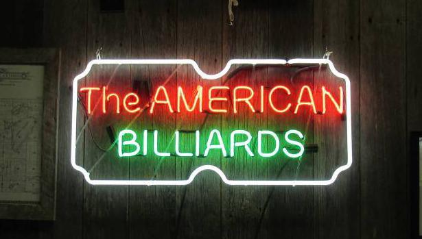 Custom The American Billiards Neon Sign Tube Neon Light
