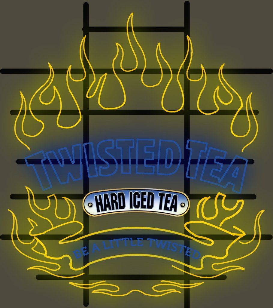 Custom Twisted Tea Be A Little Twisted Neon Sign Tube Neon Light